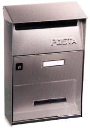 Cassette lett.effe t inox