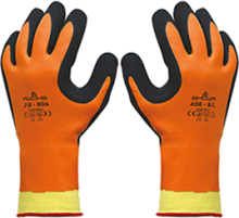 GUANTI-SHOWA-406--8-L--ARANCIO