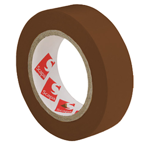 Nastro isol.marrone mm.15x10m.
