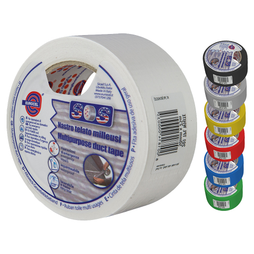 Nastro sos amer.50x25m grigio