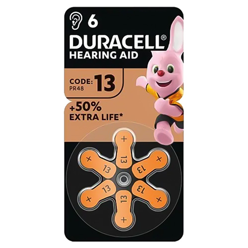 Pile duracell 13           6pz