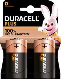 Pile duracell torcia d     2pz