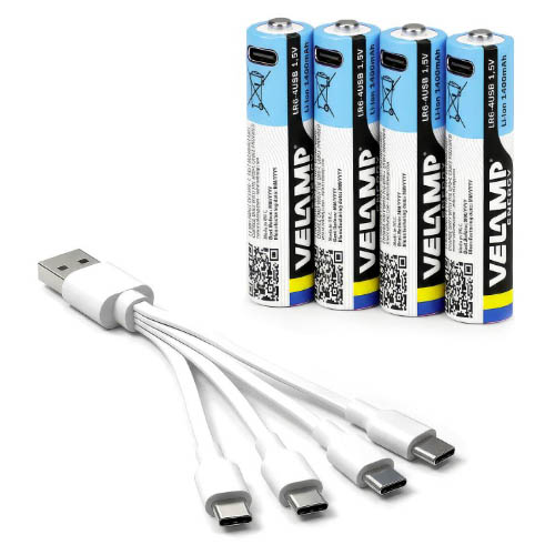 Pile velamp ric.usb-c  aa 4pz