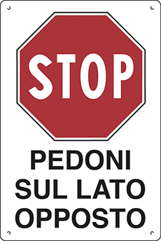 S.cantiere stop pedoni   60x40