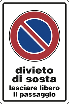 S.all.divieto di sosta   30x20