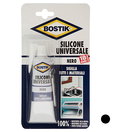 Silicone bostik univ.nero   60