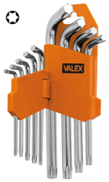 Serie chiavi brugola torx  9pz