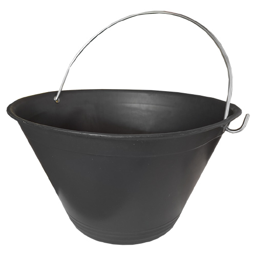 Secchi muratore neri plastica