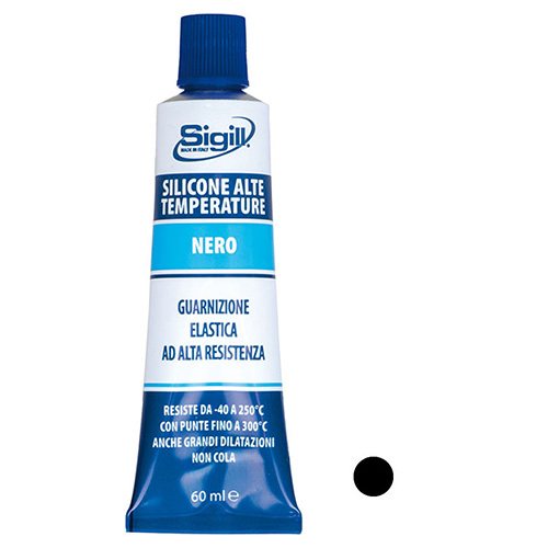 Silicone tubetti a.t.nero ml60
